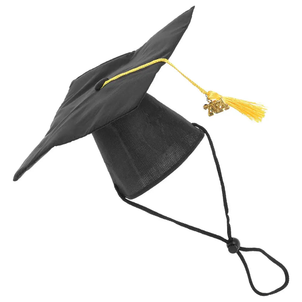 Pet Graduation Cap Dog Cat Puppy Hat Tassel Adjustable Costume Party