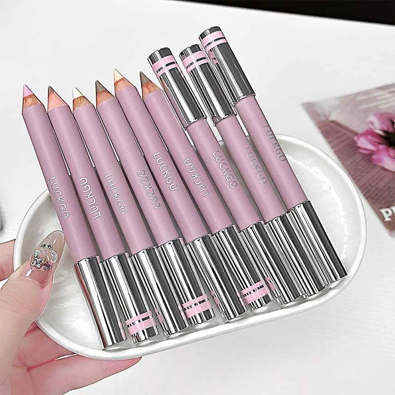 Double-headed Nose Shadow Contour Pen Lighten Tear Hole Natural Touch Zpaxo