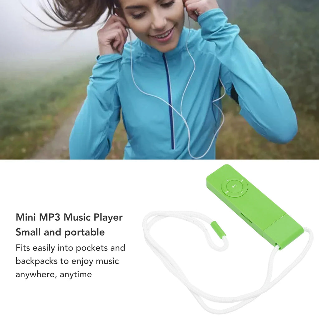 MP3 Music Player Students Mini Music Player Lossless Sound Support Up to 64GB Portable Music Player for Running Travel Zpaxo