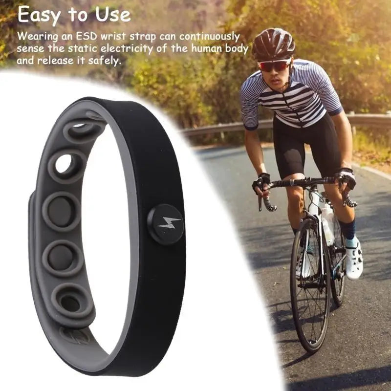652F Anti Dust Sports Wristband Indoor Outdoor Anti-static Waterproof Wrist Strap Bracelet Presents for Girlfriend Boyfriend Zpaxo