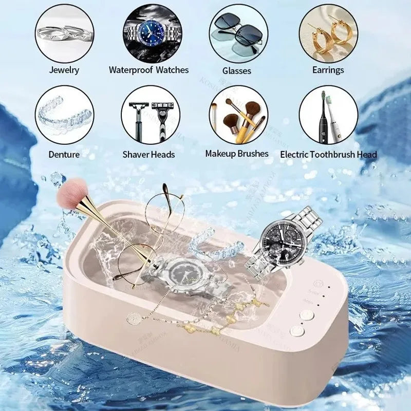 Ultrasonic Cleaner 3-Speed | Jewelry, Glasses & Watches