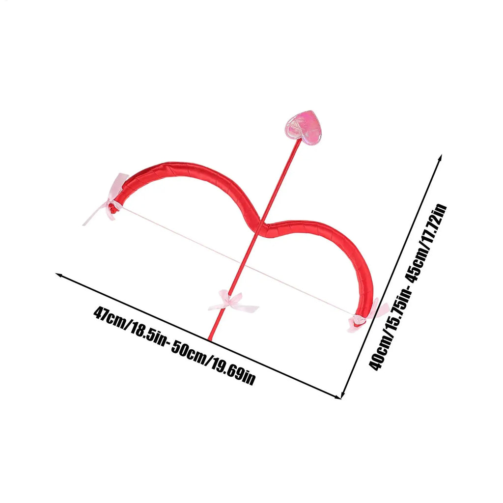 Romantic Angel Arrow Pink Red Heart-shaped Valentine's Day