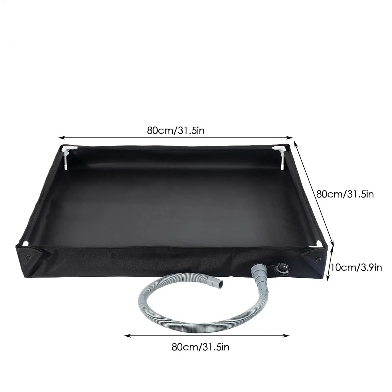 Shower Pan Drain Outdoor Standing Bath Floor Base Portable Foldable