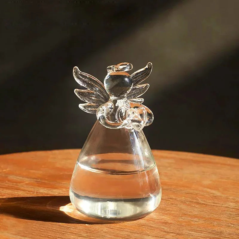 Glass Hydroponic Vase Suitable Wedding Decorations Angel Floral