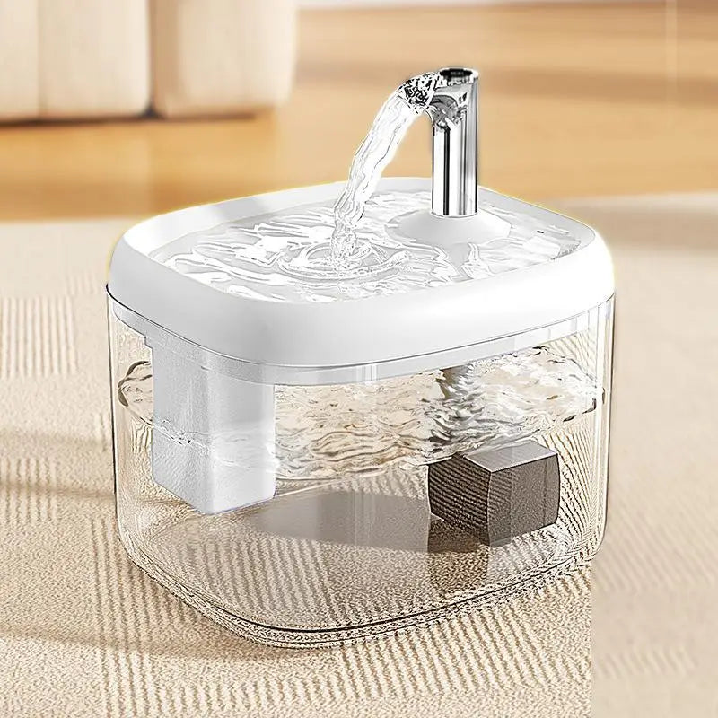 Automatic Pet Dog Cat Water Dispenser Fountain Loop Mute Pump Smart Zpaxo A1