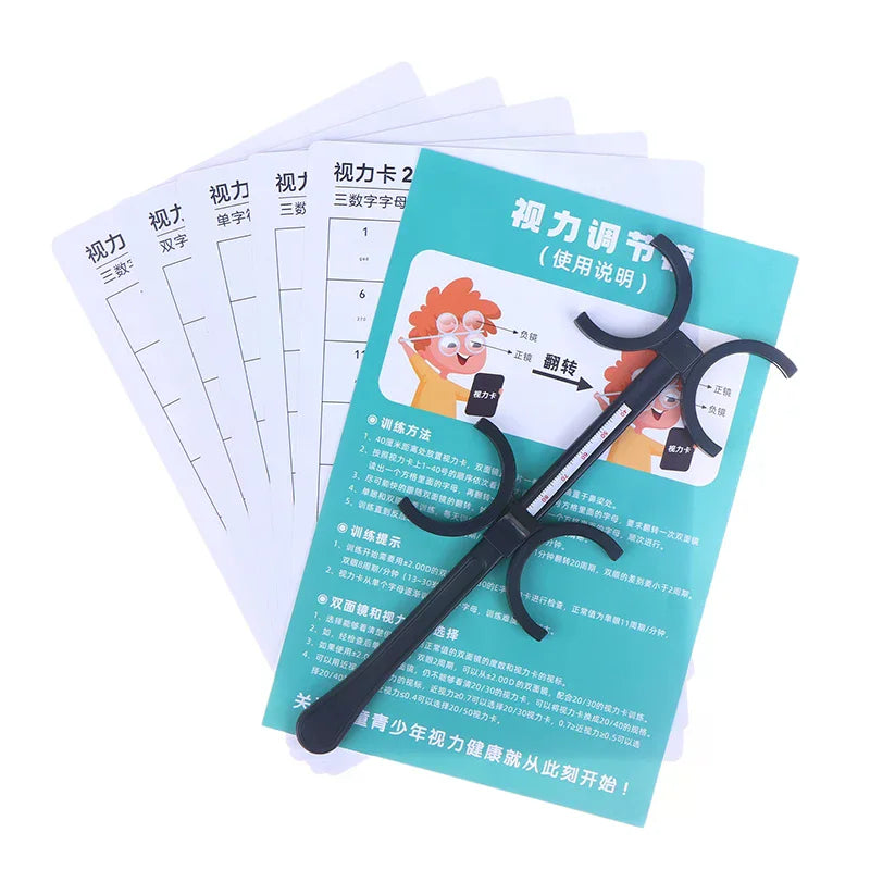 Optical Flipper Optometry Plastic Flip Trial Lens Vision Card Optometry Instrument Flip For Near For Vision Amblyopia Zpaxo