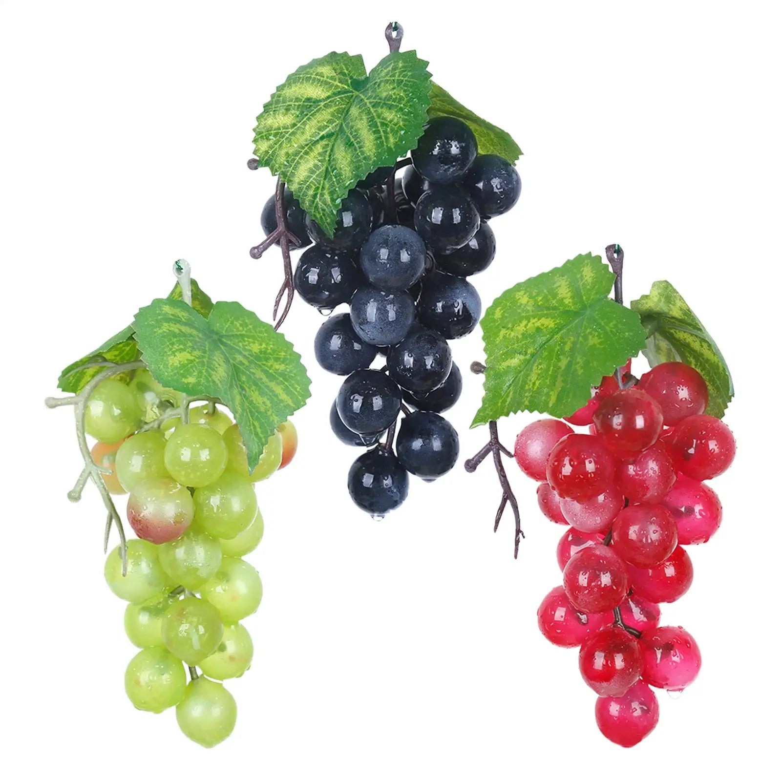 Artificial Grape Bunch – Realistic Faux Fruit Home & Event Decor Artificial Fruit Decor Zpaxo