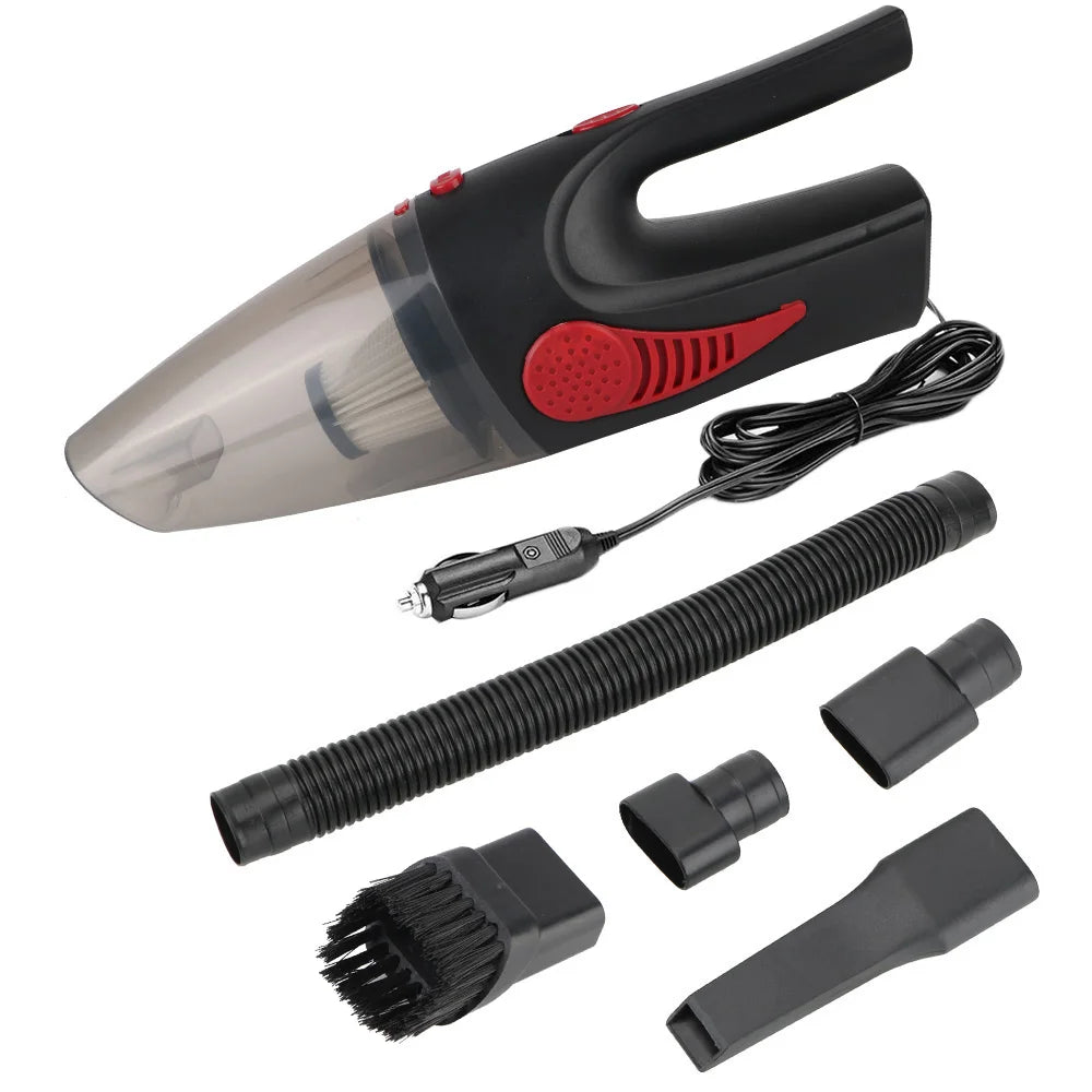 Car Accessories Cordless Vacuum Cleaner Handheld Wet Dry Clean Cigarette Lighter Plug 120W DC 12V 5000PA Strong Suction Zpaxo Black Car charger