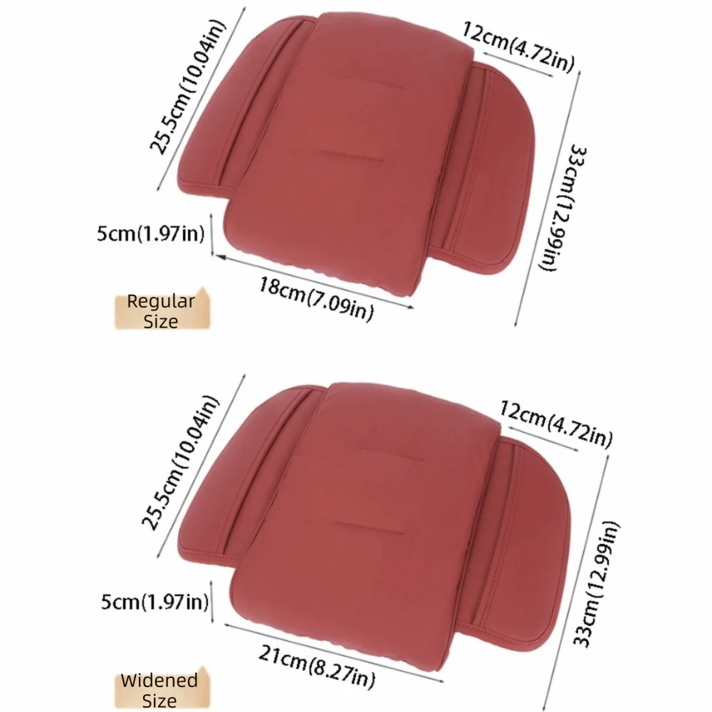 PU Leather Car Arm Rest Box Luxury Thicken Design Armrest Pad Both Zpaxo