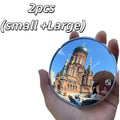 Small & Large Round Travel Mirrors – Convex Wide-Angle, Portable for Photography, Selfies Content Creators Zpaxo 2pcs small Large