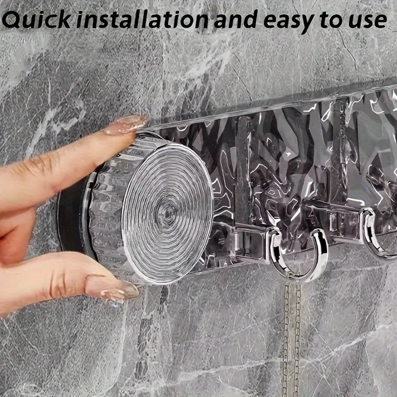 Water Ripple Clear Suction Hooks No Drilling Required Perfect