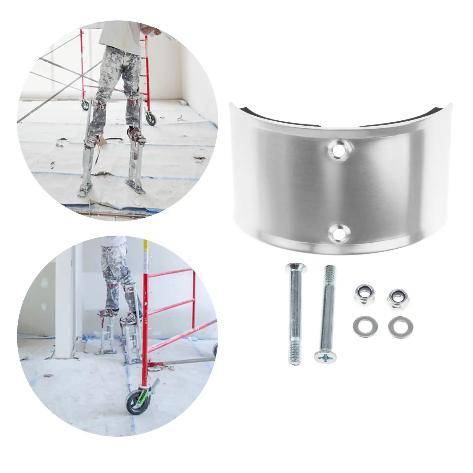 Drywall Stilt Replacement Parts – Leg Strap & Pad Kit Stilt Replacement Kit Zpaxo Curved Plate 1pcs