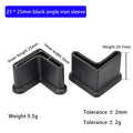 10Pcs L Type Rubber Base Non-Slip Foot Pad Slotted Angle Bar Triangle Feet Shelf Iron Bed Foot Cover Protective Rubber Sleeve Zpaxo A1