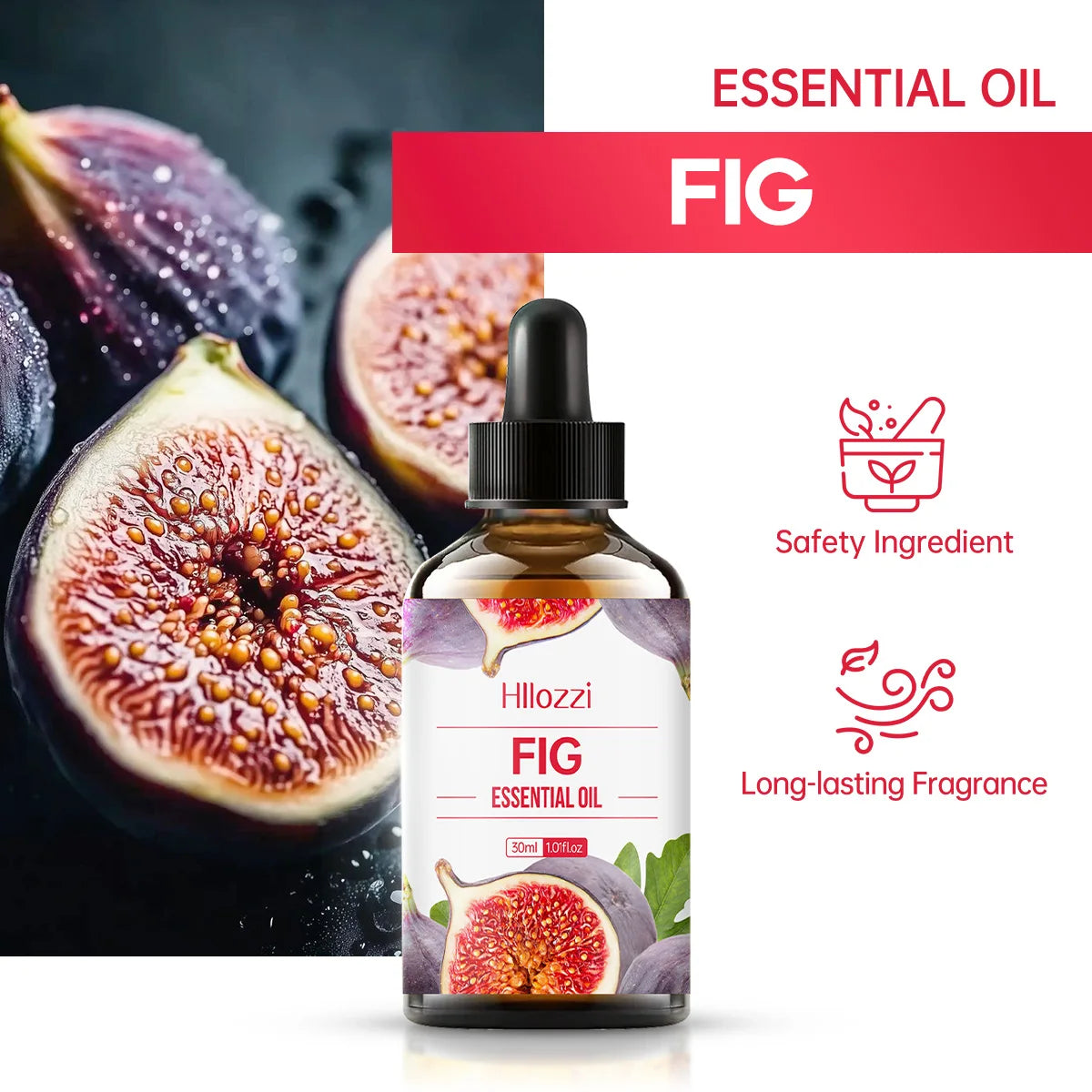 30ml fig essential oil pure plant essential oil multifunctional use aromatherapy diffuser humidifier soap fruit essential oil Zpaxo