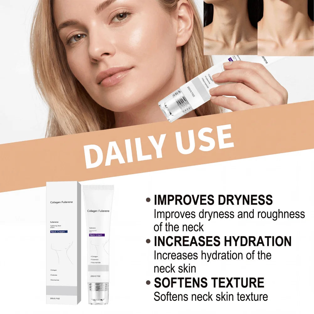 Collagen Anti-Wrinkle Neck Cream | Firming Rollerball 50ml Neck Firming Cream Zpaxo