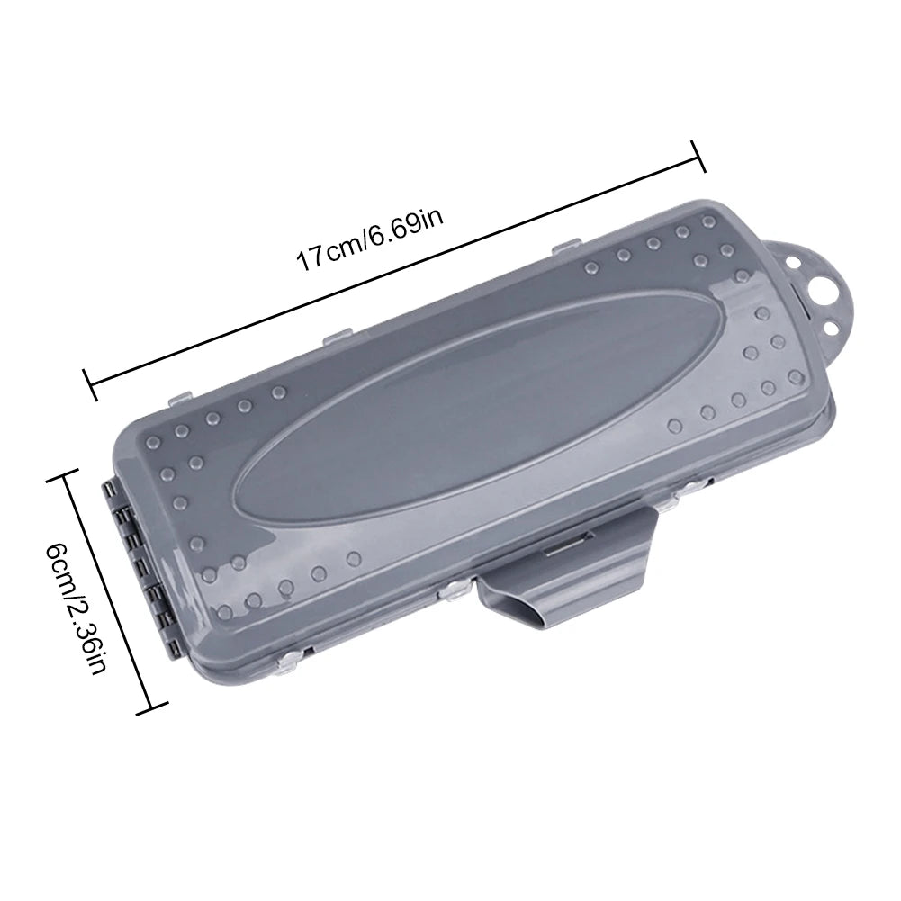Fishing Rod Clamp Box Fish Hook Lure Bait Storage Case Accessories