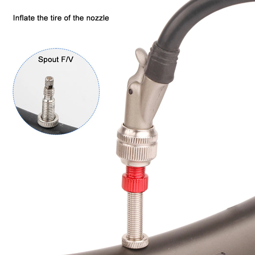 Aluminum Alloy Valve Adapter Convert Schrader Bike Converter
