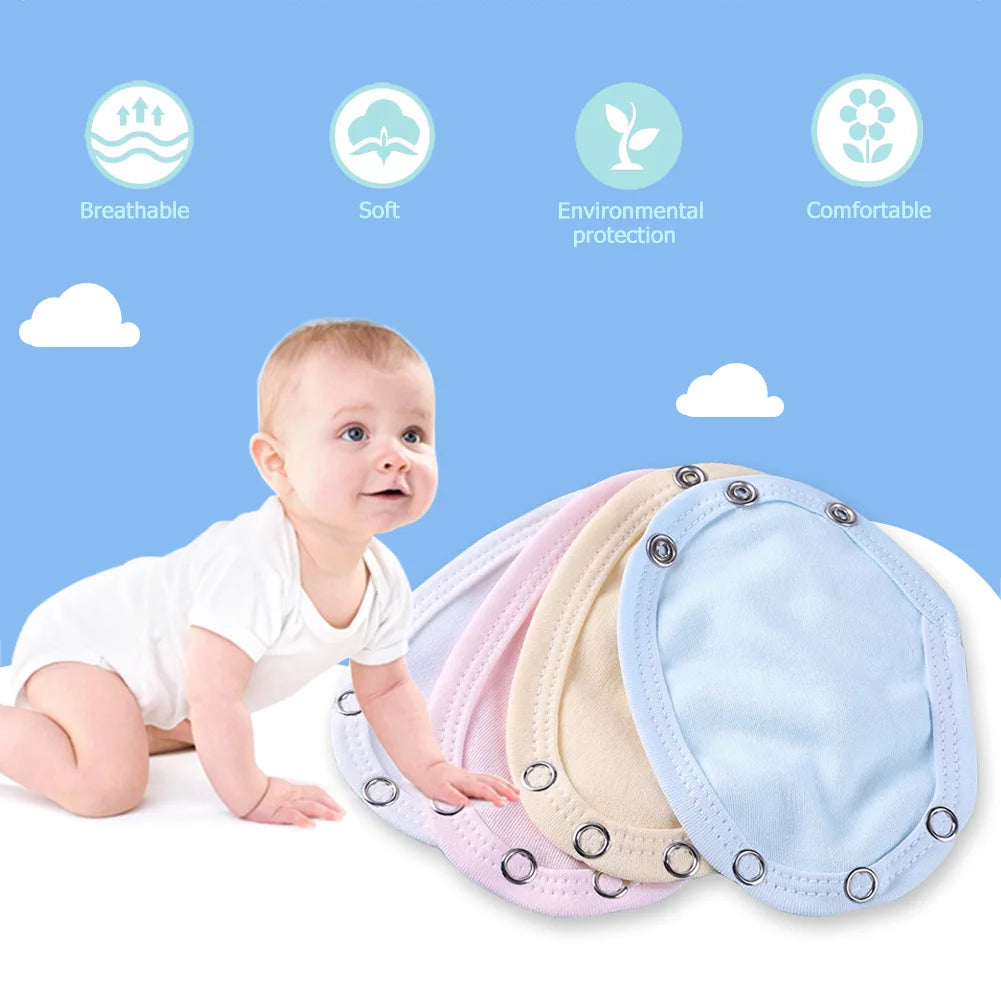 1-5PCS Baby Romper Partner Lengthen Pads Super Utility Bodysuit Diaper Jumpsuit Lengthen Extend Film Baby Infant Romper Partner Zpaxo