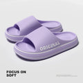 Summer Women Man Solid Letter Mens Slippers Shoe Woman Thick Sole