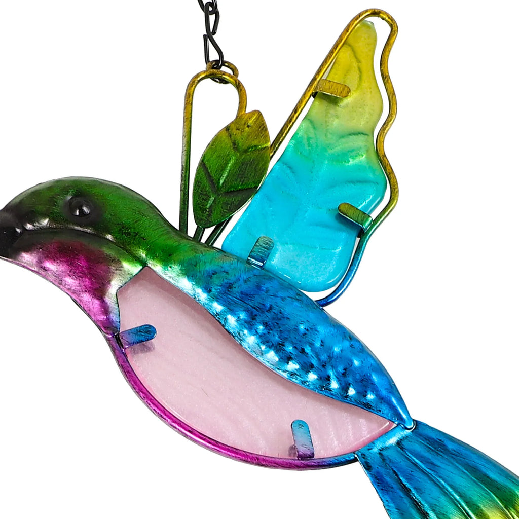 Hummingbirds Wind Chime Decor Easy Hang No Installation Required