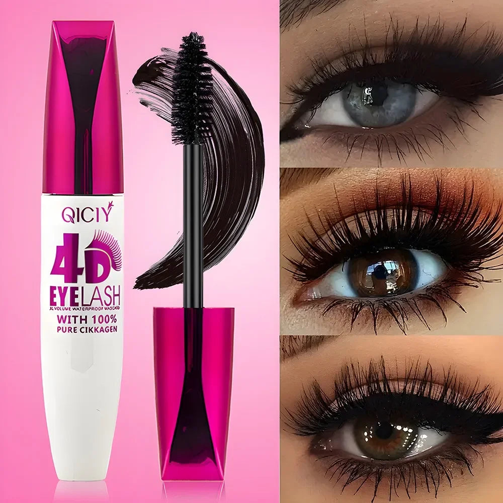 4D Mascara Black Waterproof Extra Long Volume Lasting Zpaxo