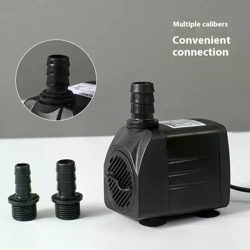 ABS Ultra-quiet Submersible Water Fountain Pump Filter Fish Pond Zpaxo