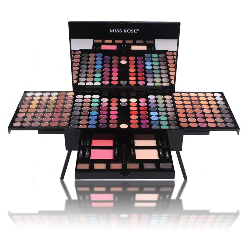 Miss Rose Professional 180 Eyeshadow Blush Cosmetic Foundation Face Zpaxo