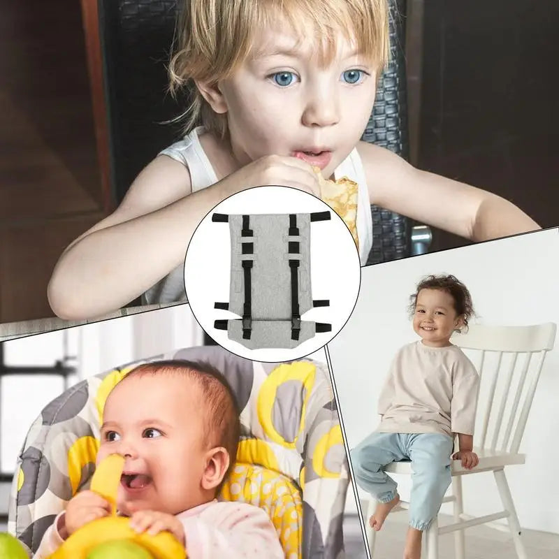 High Chair Straps Seat Harness Strap For High Chair Feeding Portable Must-Have Travel Items For Eating Out Travel Vacation Zpaxo