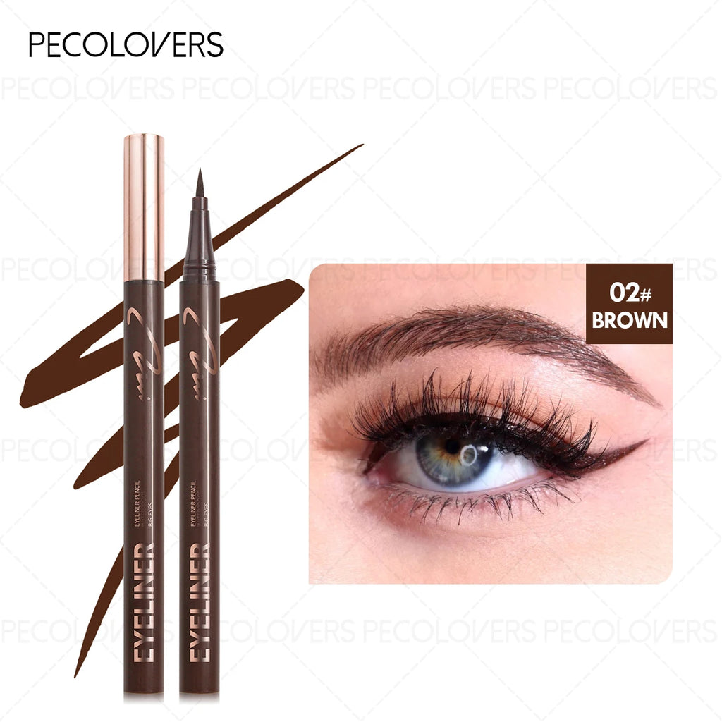 Ultra-thin Liquid Eyeliner Pen Waterproof Quick Dry Smudge-proof