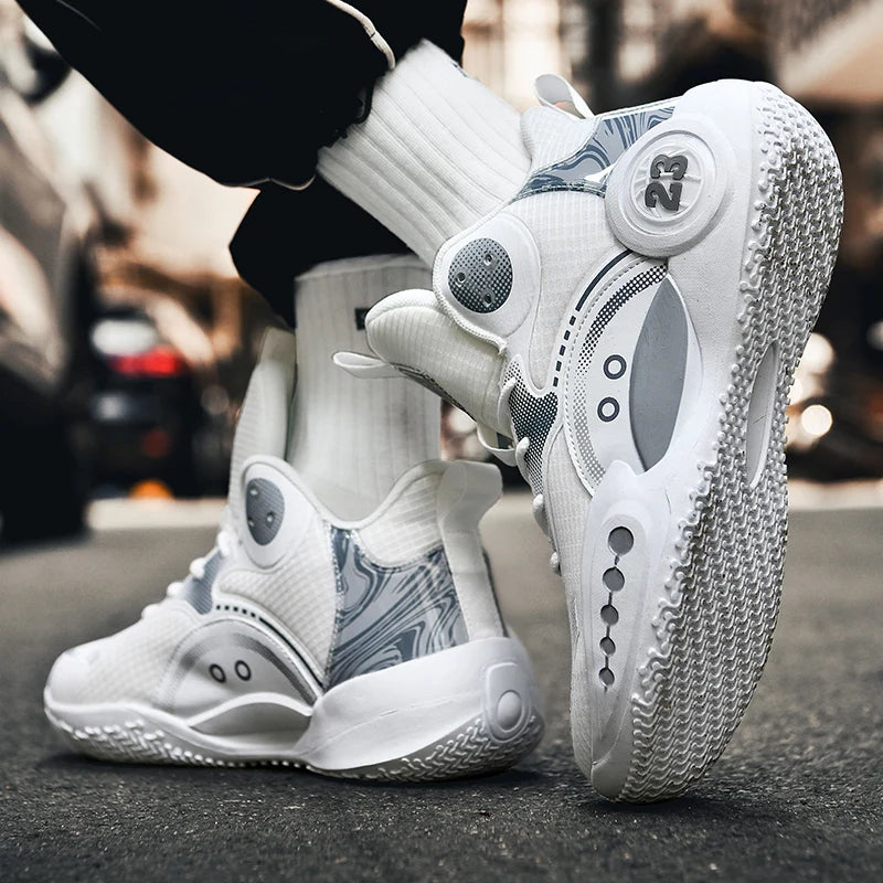 Men's Basketball Shoes Breathable Cushioning Non-slip Wearable Runing