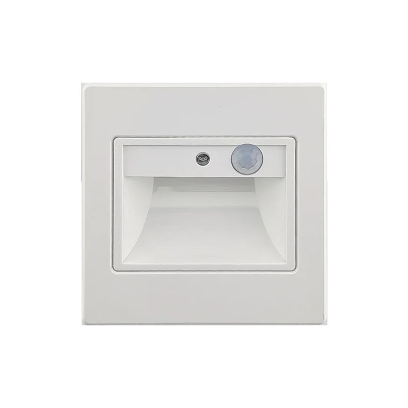 Recessed LED Motion Sensor Night Light – Stair & Hallway Step Lamp