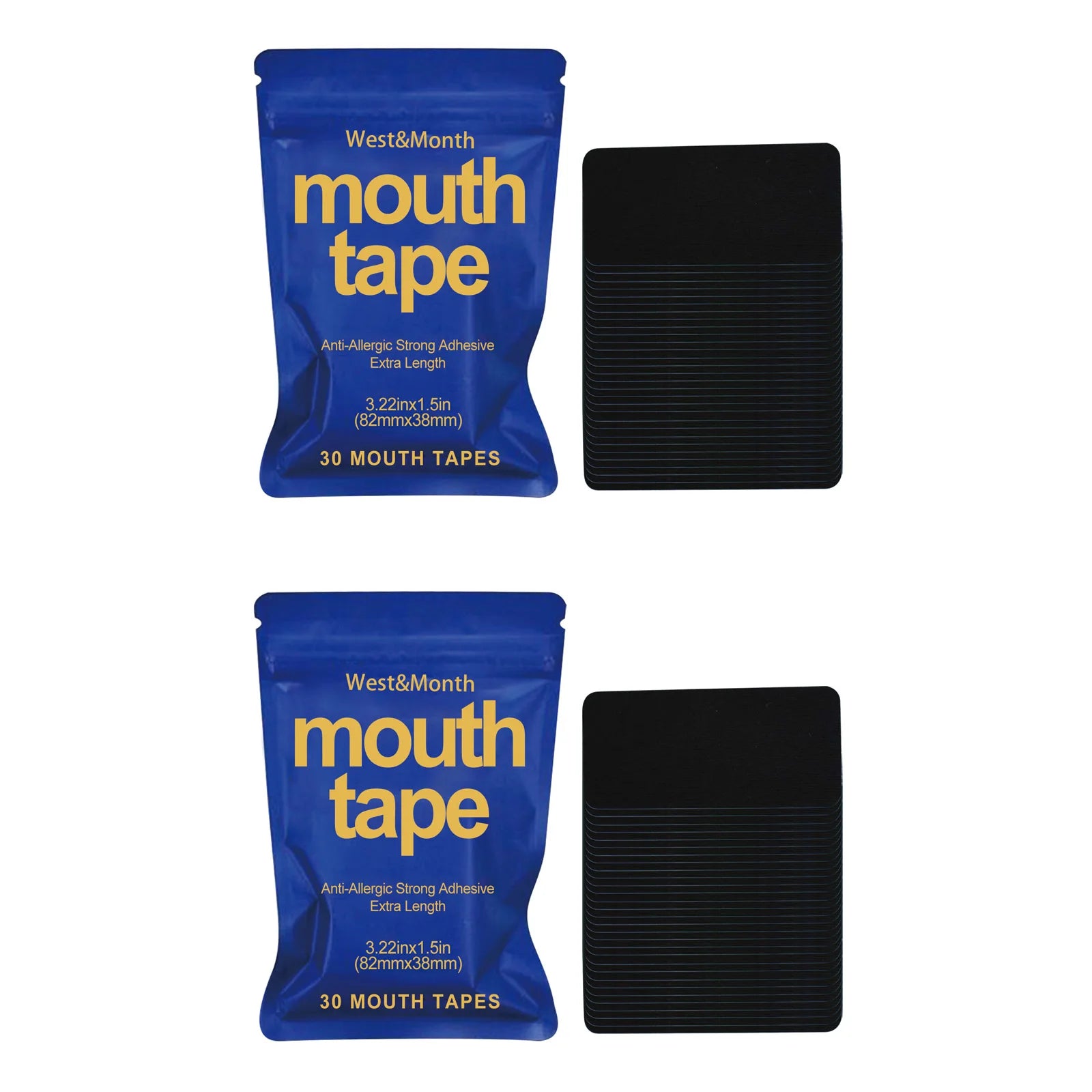 Anti Snoring Mouth Tape – 30 Sleep Strips for Nose Breathing Anti Snoring Sleep Strip Zpaxo 2 x 30pcs Boxed