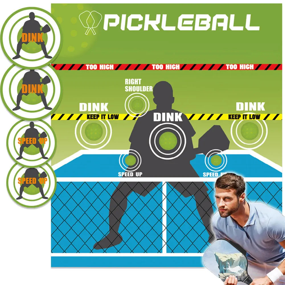 Pickleball Rebounder Training Aid Dink Pad Outdoor Indoor Court Use