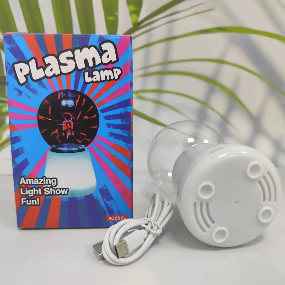 Plasma Ball Lamp Touch Sensitive 7 Changing USB Powered Night Light Zpaxo