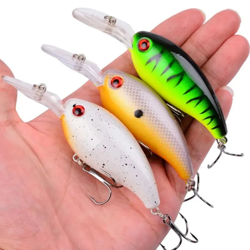 2026 10CM/15G Mini Crank Fishing Lure Set 3/5/8PCS Random High Quality Swimbait Wobble Biomimetic Artificial Bait for Angling ﻿ Zpaxo