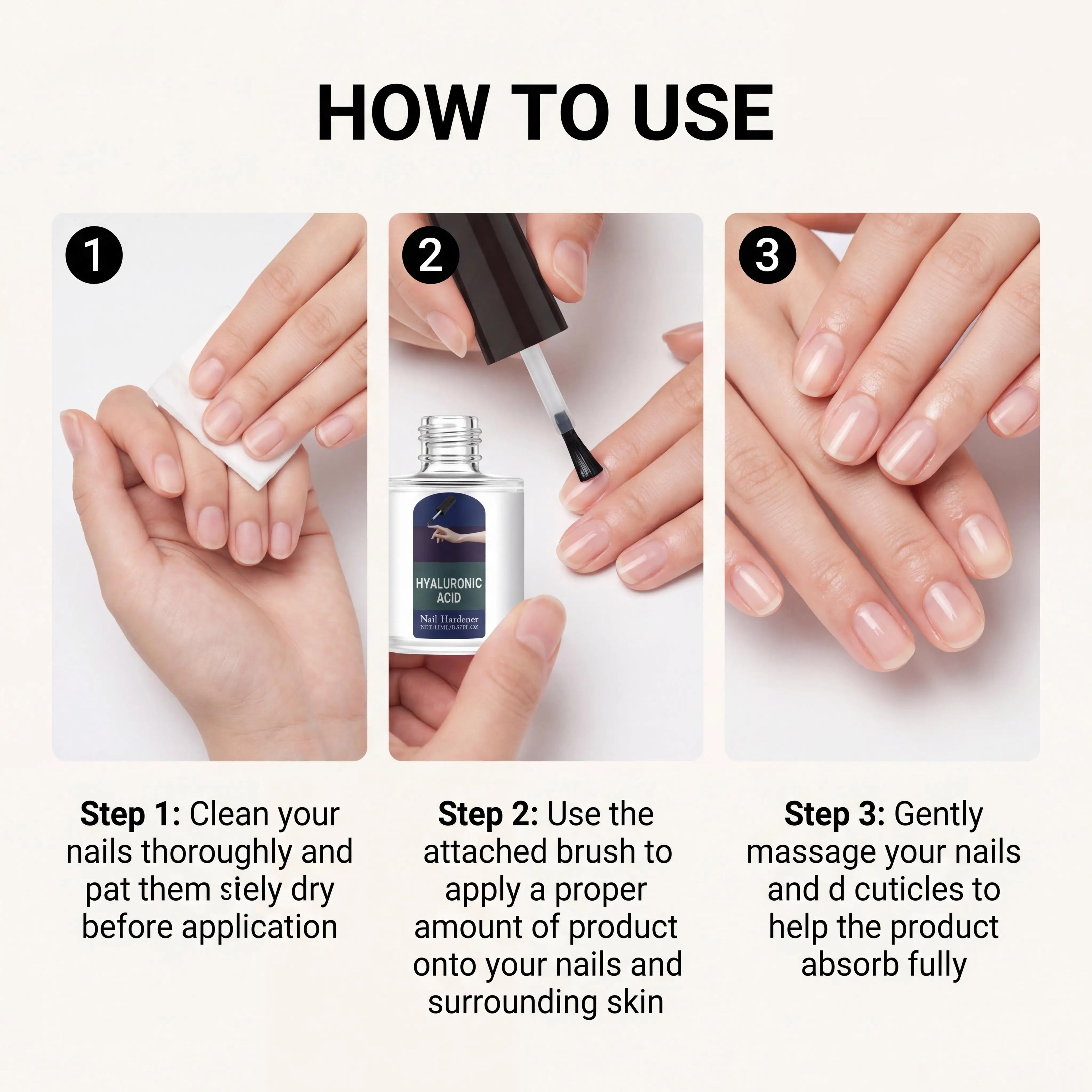 Plant-Based Nail Hardener & Strengthener Drops | 11ml Nail Treatment Drops Zpaxo