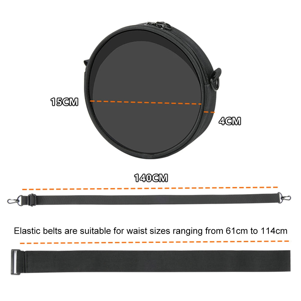 CD Case Adjustable Strap Waist Band DVD DVDs Wallet Holder Portable