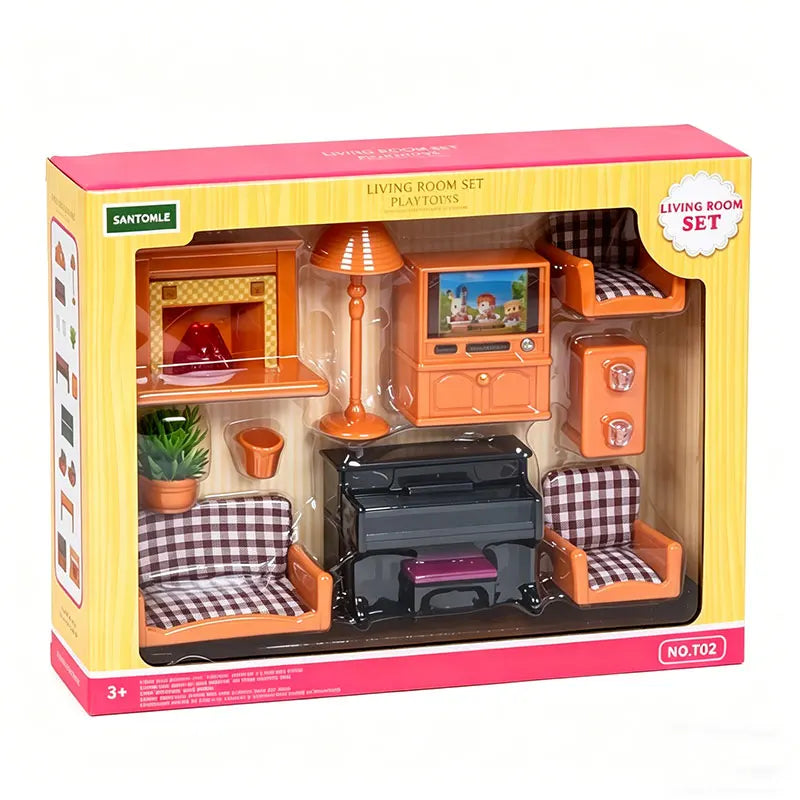 1 12 Scale Dollhouse Furniture Bedroom Bathroom Kitchen Livingroom