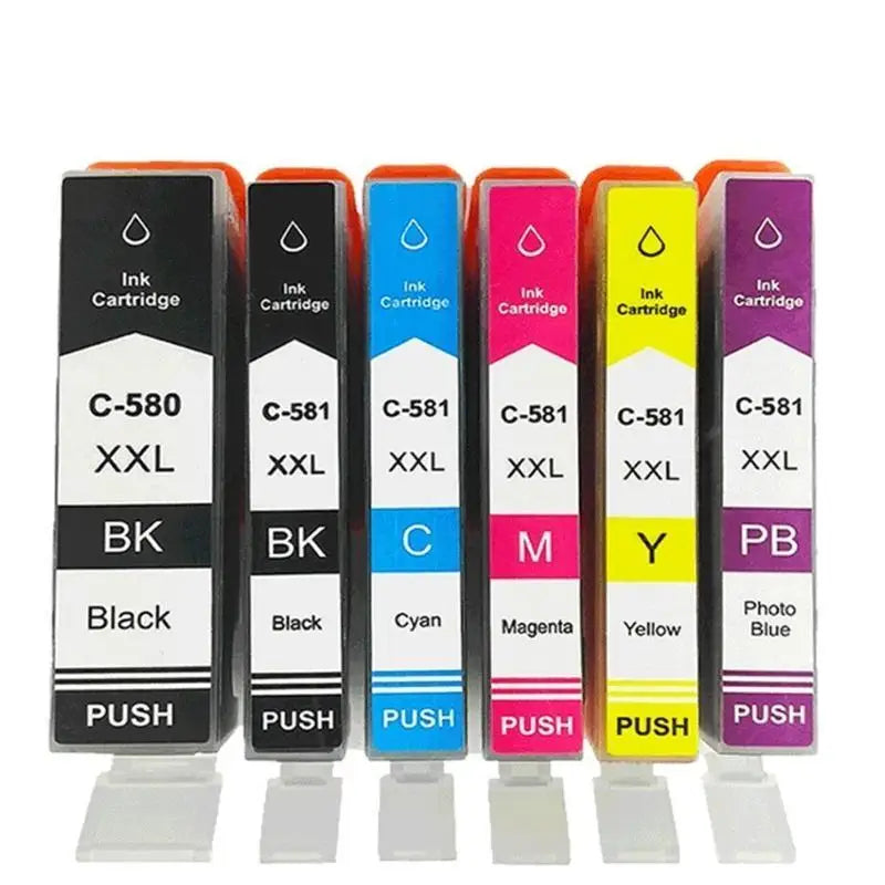 652F PGI580 PGBK CLI581 Cartridge Replacement for TS8150 TS8152 TS8250 Inks Zpaxo six color suit CN