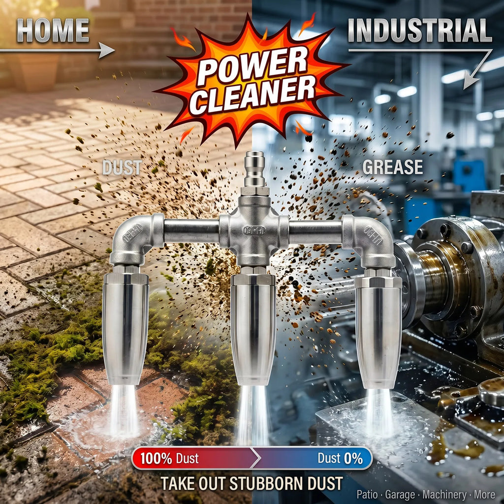 Pressure Washer Triple Turbine Nozzle 3000 PSI 304 Stainless Steel 1 4 Inch Quick Connect 3X Efficiency For Cleaning Car Zpaxo