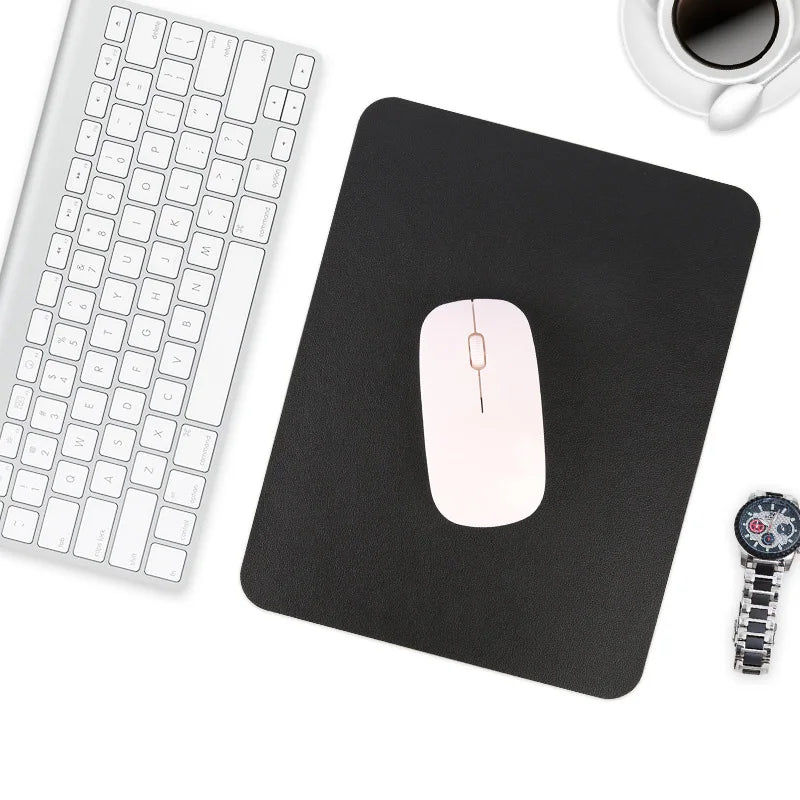 Creative Universal Anti-slip Mouse Pad Leather Gaming Mice Mat Waterproof Desk Mouse Pad Fashion Comfortable For Laptops MacBook Zpaxo