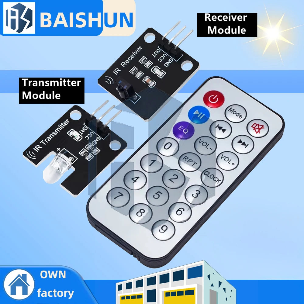 IR Infrared Transmitter Module Digital 38khz Receiver Sensor Remote Zpaxo