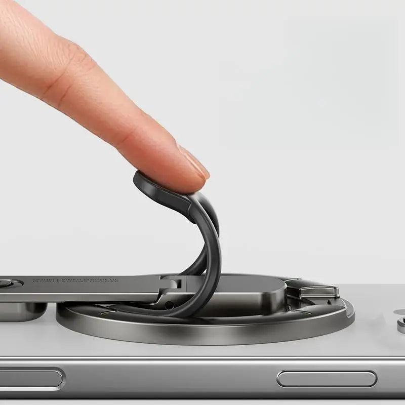 360° Rotating Magnetic Phone Stand – 3-in-1 Holder for iPhone