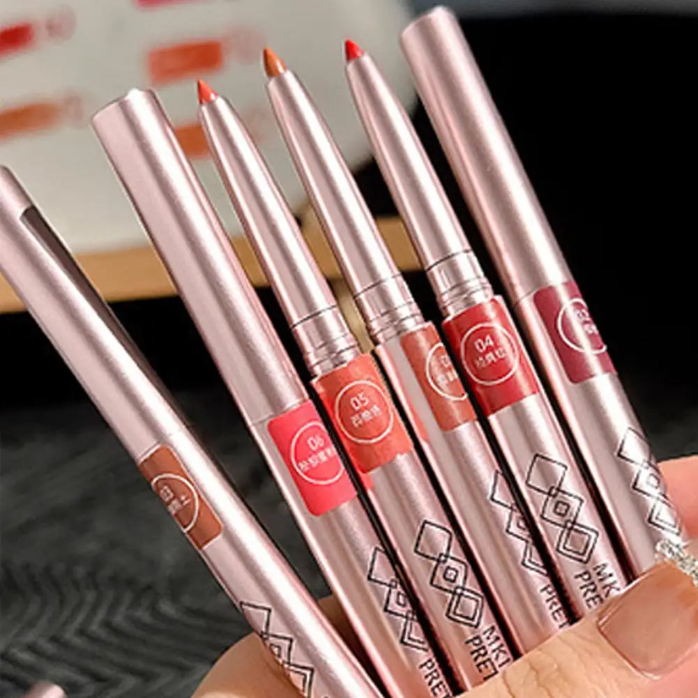 Matte Waterproof Automatic Lip Liner – Long-Lasting Moisturizing Automatic Lip Liner Zpaxo