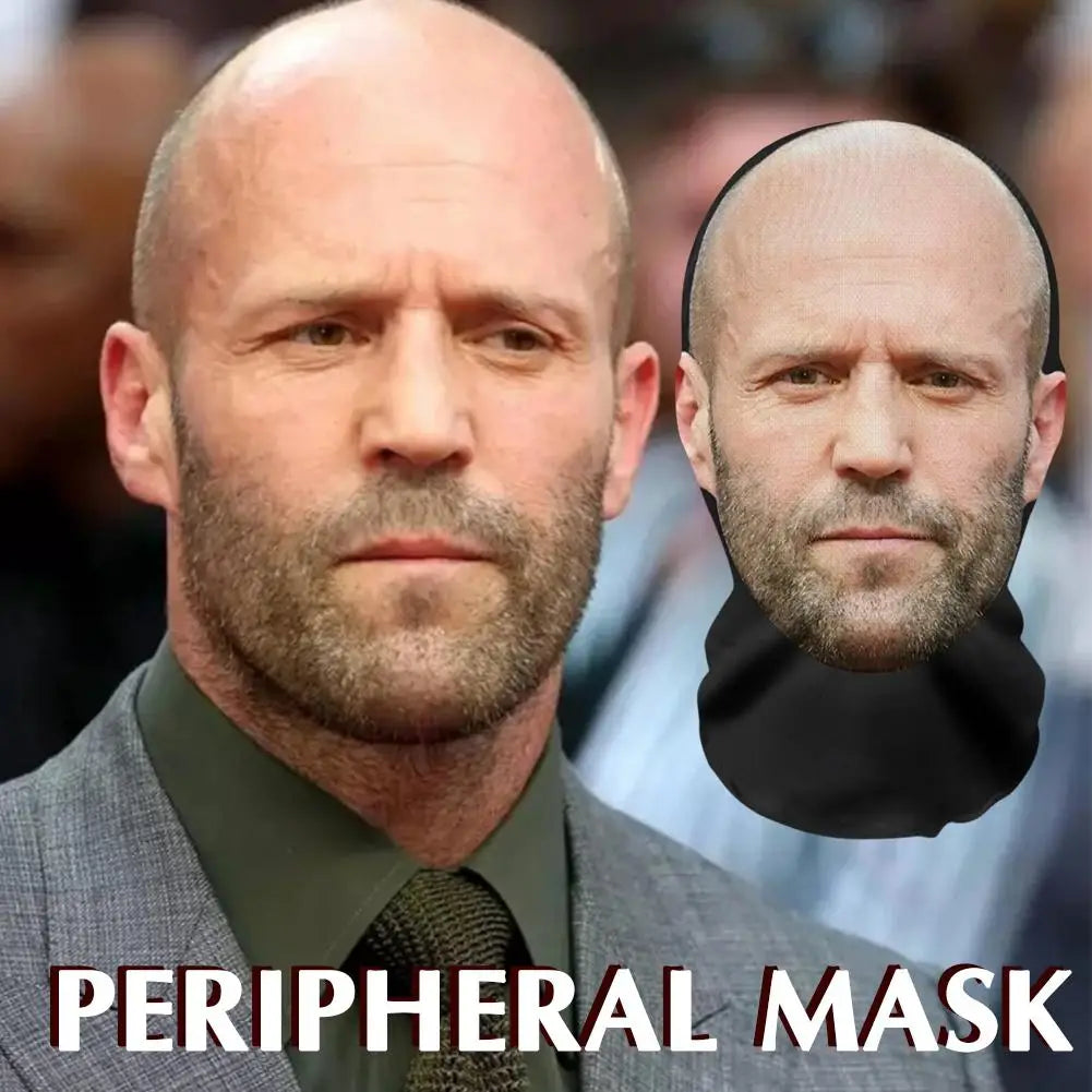 John Pork 3D Printed Seamless Mask – Cosplay & Party Head Cover Cosplay Head Mask Zpaxo