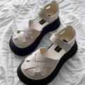2025 Summer Retro Mary Jane Enclosed Toe Sandals Women Artistic