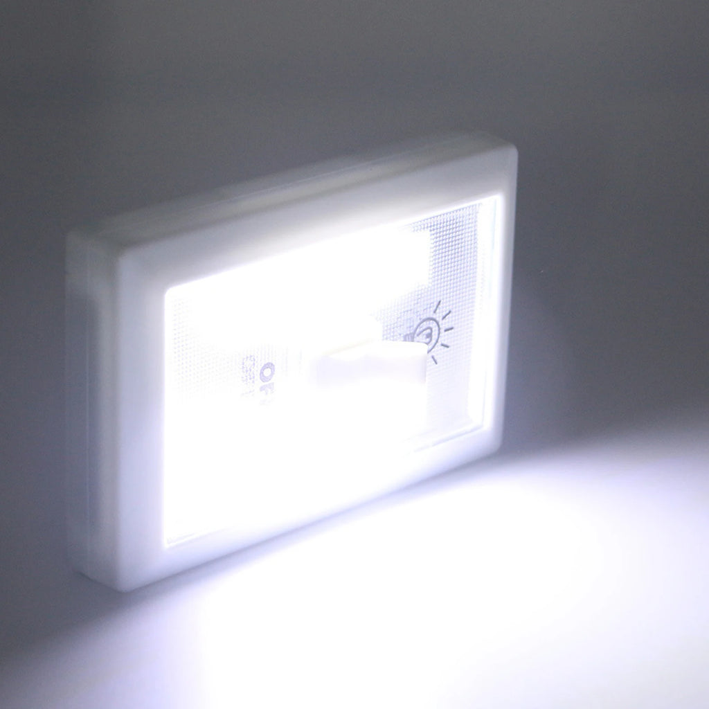 Magnetic Mini COB LED Cordless Lamp Switch Wall Night Lights Battery