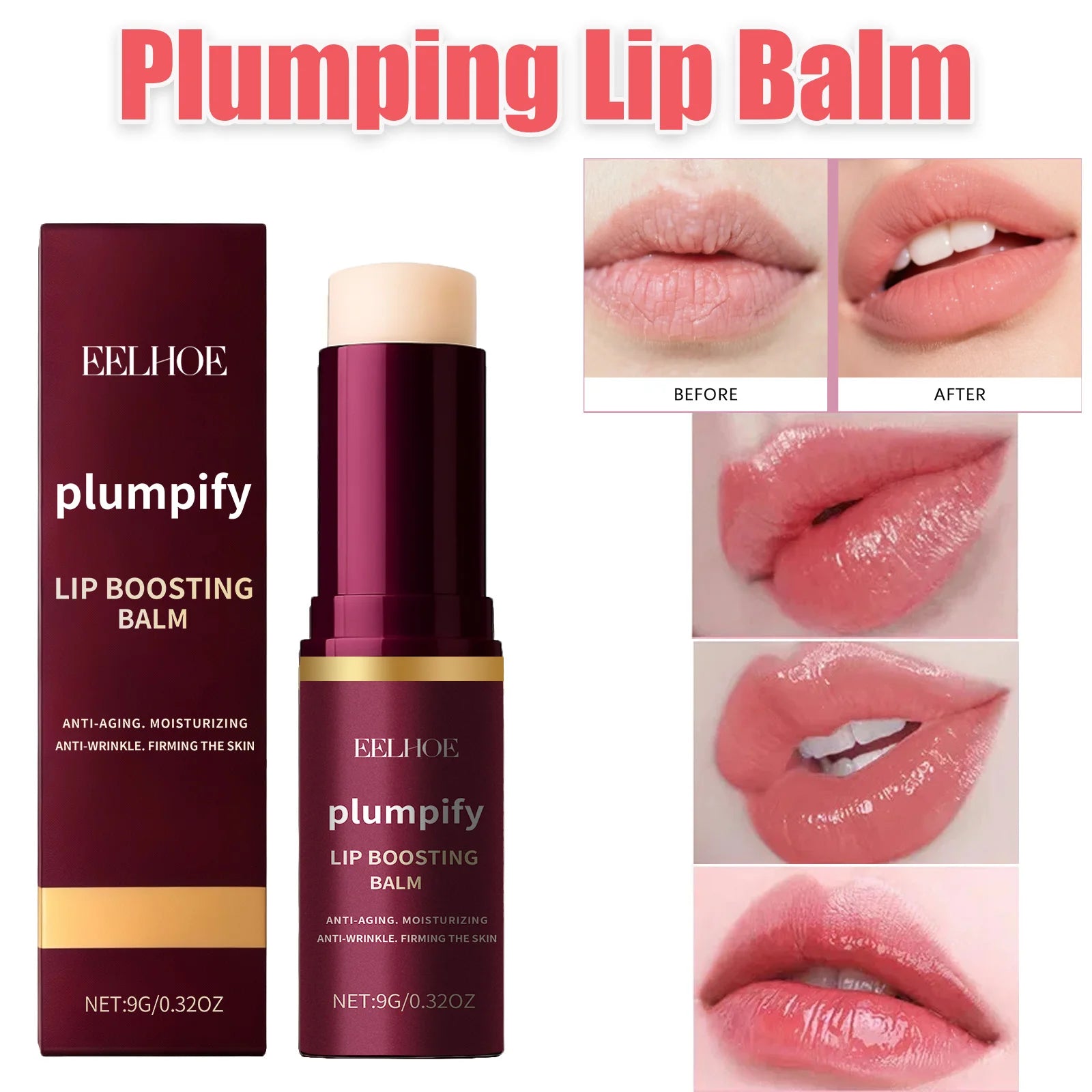 EELHOE Plumpify Lip Balm – Plumping, Moisturizing & Repair Lip Plumping Balm Zpaxo