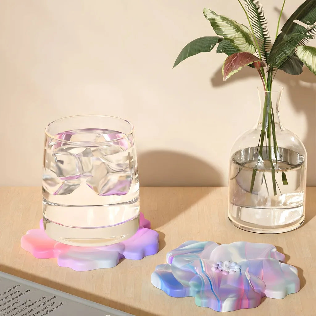 Flower Coaster & Storage Box Silicone Resin Mold | DIY Epoxy
