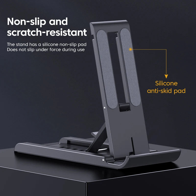 Foldable Desktop Mobile Phone Holder Stand Adjustable Lazy Bracket Zpaxo